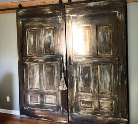 barn doors for a nice rustic decor, bedroom ideas, doors, painting, rustic furniture