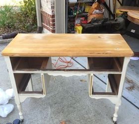 if rainbow brite had a desk painted, painted furniture
