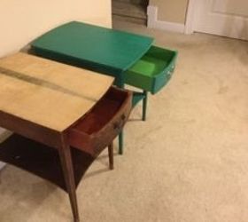 the ugliest side tables in history makeover painted, painted furniture