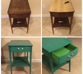 the ugliest side tables in history makeover painted, painted furniture