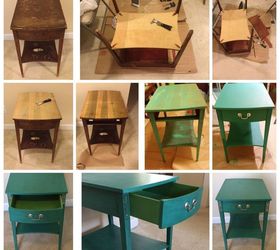 the ugliest side tables in history makeover painted, painted furniture
