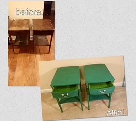 the ugliest side tables in history makeover painted, painted furniture