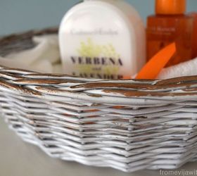 giving an old basket a new look, crafts, how to