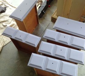 desk makeover with menards chalk paint, chalk paint, painted furniture