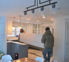 a gray and white ikea kitchen makeover, home improvement, kitchen design, painting