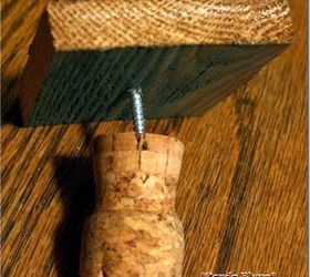 wine cork coat hook, repurposing upcycling, wall decor