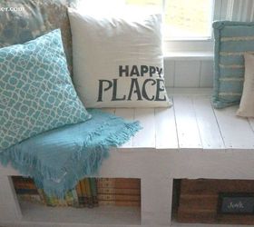 turning an old plank walkway into window seats, diy, repurposing upcycling, woodworking projects