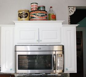 diy vintage farmhouse kitchen remodel, diy, home improvement, kitchen design, shelving ideas