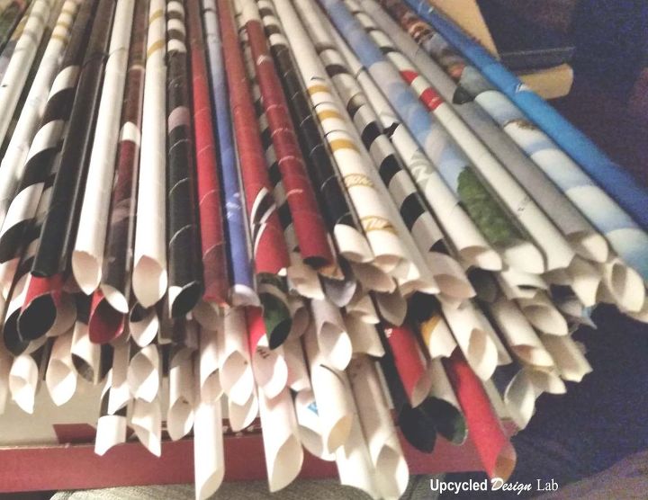 a trash can made from trash, crafts, repurposing upcycling