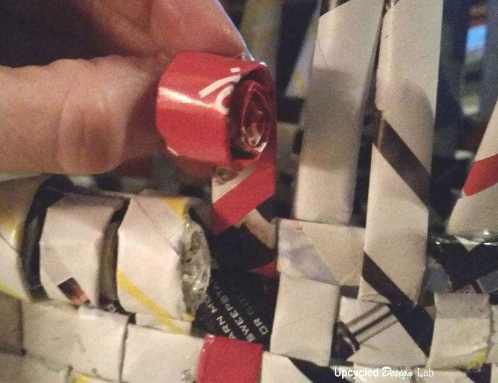 a trash can made from trash, crafts, repurposing upcycling