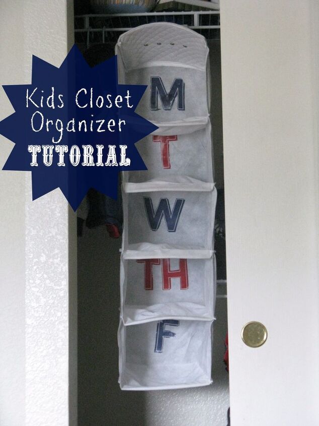 Diy Daily Clothes Organizer For The Kids Hometalk Diy Daily Clothes Organizer For The Kids Closet Organizing My Sons New