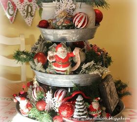 galvanized tiered tray christmas centerpiece how to chalkboard paint christmas decorations mason jars