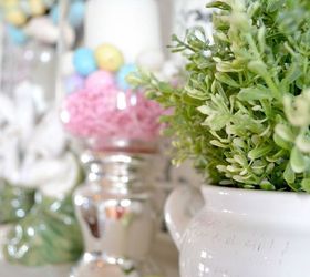 our 2013 spring mantel, seasonal holiday decor