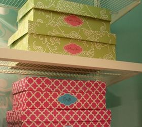 craft sewing closet, craft rooms, DIY Storage Boxes