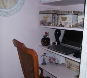 clutter closet turne office, craft rooms, home office, Now I can make good use of this space
