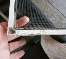 how to re screen your screens, home maintenance repairs, how to, windows, remove old screen