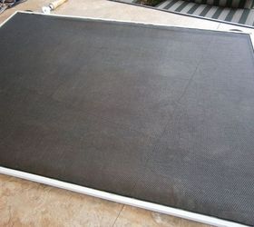 how to re screen your screens, home maintenance repairs, how to, windows, Finished screen Enjoy those Spring breezes