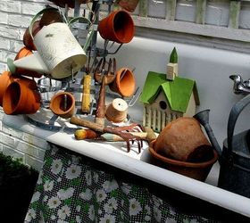 let the gardening begin, gardening, New apron skirt sewn by one of my dear friends