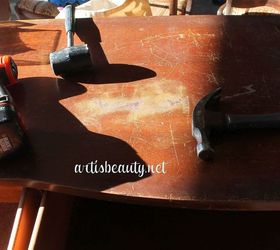 head on over and check out my rescued federal style buffet makeover, painted furniture