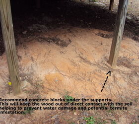 always try to keep the wood around your home out of direct contact with the soil, home maintenance repairs, pest control, For more Home Owner s Tips visit PropertyInspectorsofAtlanta com