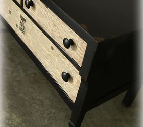 book page decoupaged dresser, home decor, painted furniture