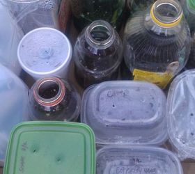 anybody doing any seed starting this winter i ve discovered winter sowing using my, container gardening, gardening, Recycled winter seed sowing