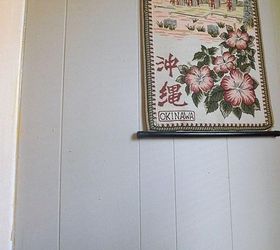 how to fill in wood paneling, home maintenance repairs, how to, wall decor, Ugly wood panelling grooves
