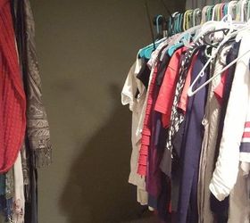 closet creation for under 25, closet, organizing, storage ideas, Before