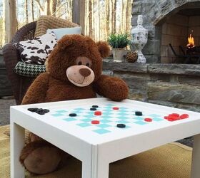 coffee table to multi function table makeover diyfurnituregirls, chalk paint, diy, how to, painted furniture, woodworking projects