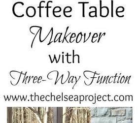coffee table to multi function table makeover diyfurnituregirls, chalk paint, diy, how to, painted furniture, woodworking projects