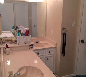 brian kaylor master bathroom reveal diylikeaboss, bathroom ideas, painted furniture, painting, small bathroom ideas