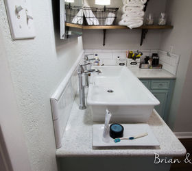 brian kaylor master bathroom reveal diylikeaboss, bathroom ideas, painted furniture, painting, small bathroom ideas