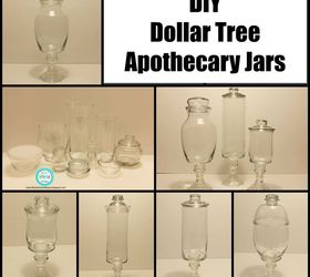 diy dollar tree apothecary jars, crafts, how to, repurposing upcycling