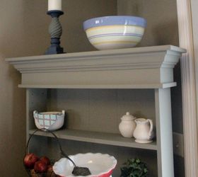 hutch makeover, chalk paint, painted furniture