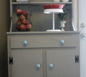 hutch makeover, chalk paint, painted furniture