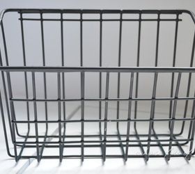 diy industrial wire mail baskets from a 5 cleaning caddy, crafts, home office, how to, organizing