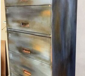 not your boring file cabinet anymore, painted furniture