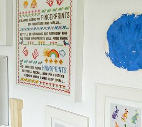 a vintage modern nursery, bedroom ideas, home decor, painting, wall decor