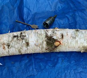 rustic wood candle holders 2 ways, crafts, woodworking projects