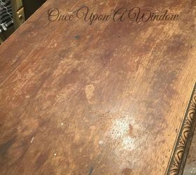 old desk makeover, painted furniture
