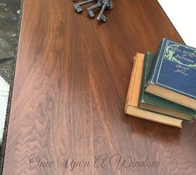old desk makeover, painted furniture