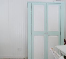 inside my she shed cottage, craft rooms, home decor, painted furniture, storage ideas