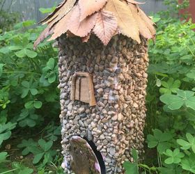 little fairy home, crafts, outdoor living, repurposing upcycling