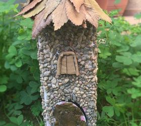 little fairy home, crafts, outdoor living, repurposing upcycling
