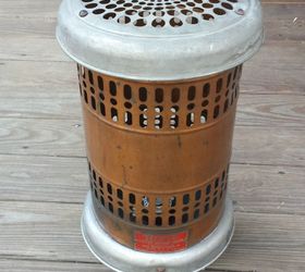 vintage electric heater lamp, diy, home decor, lighting, repurposing upcycling