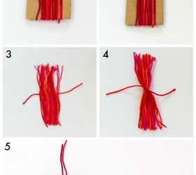 diy ikea tassel blanket, crafts, how to, reupholster