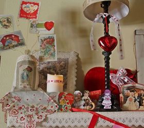 luv on the mantel, fireplaces mantels, seasonal holiday decor, valentines day ideas