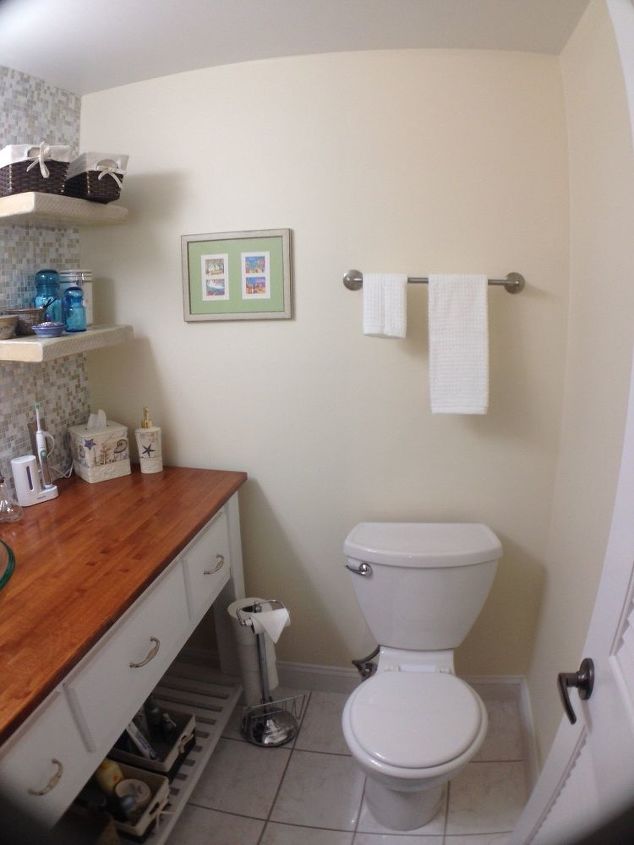 Small Half Bathroom small half bath remodel | hometalk Small Half Bathroom small half bath remodel | hometalk