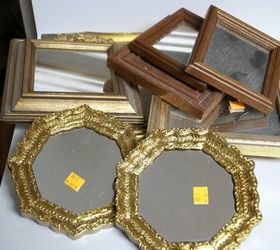 got a mirror and some frames look what you can make, chalk paint, crafts, repurposing upcycling, wall decor