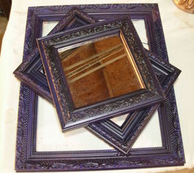 got a mirror and some frames look what you can make, chalk paint, crafts, repurposing upcycling, wall decor